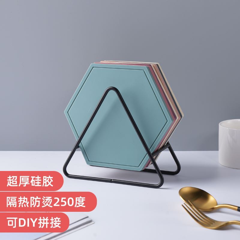 鍋墊底座放隔熱墊耐高溫大尺寸餐桌墊燙防滑琺瑯熱湯食品級矽膠
