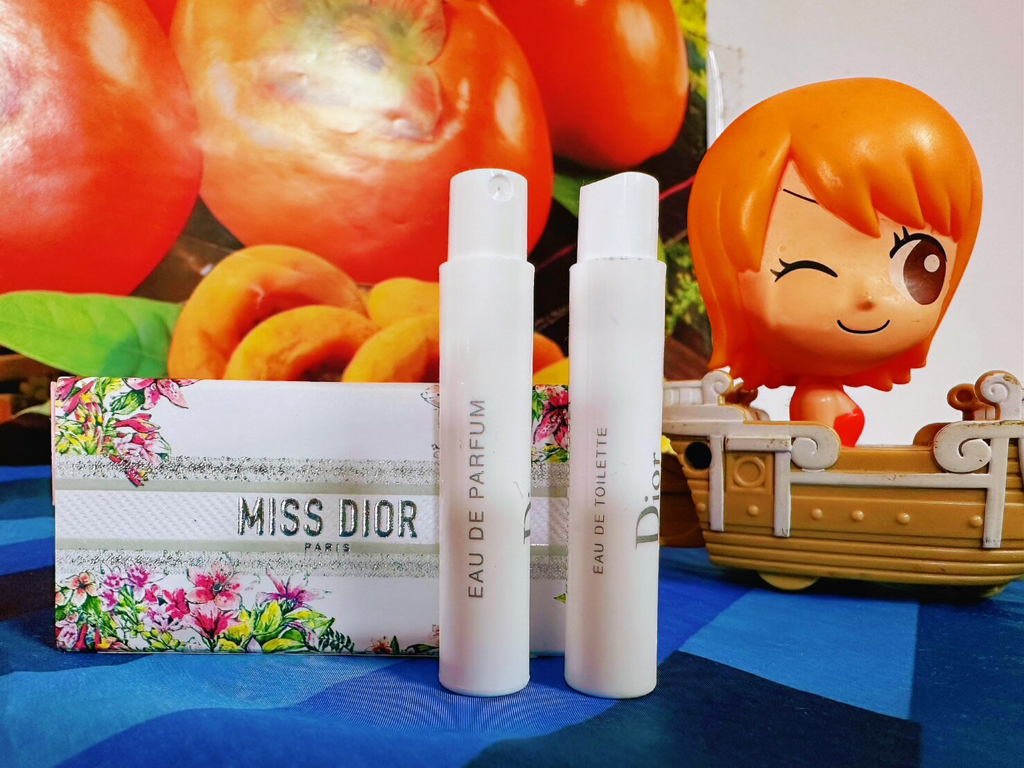 迪奧 Miss Dior 親吻針管兩入禮盒 Miss Dior 香氛1ML＋花漾迪奧淡香水1ML 百貨公司專櫃貨盒裝