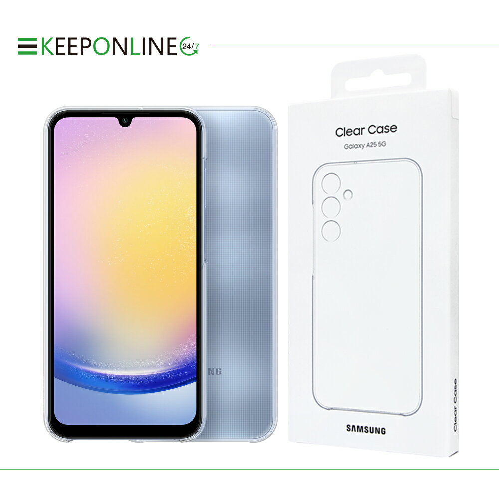 Samsung 三星正原廠盒裝 A25 5G (QA256)/ A15 5G (QA156) 透明保護殼 (臺灣公司貨)