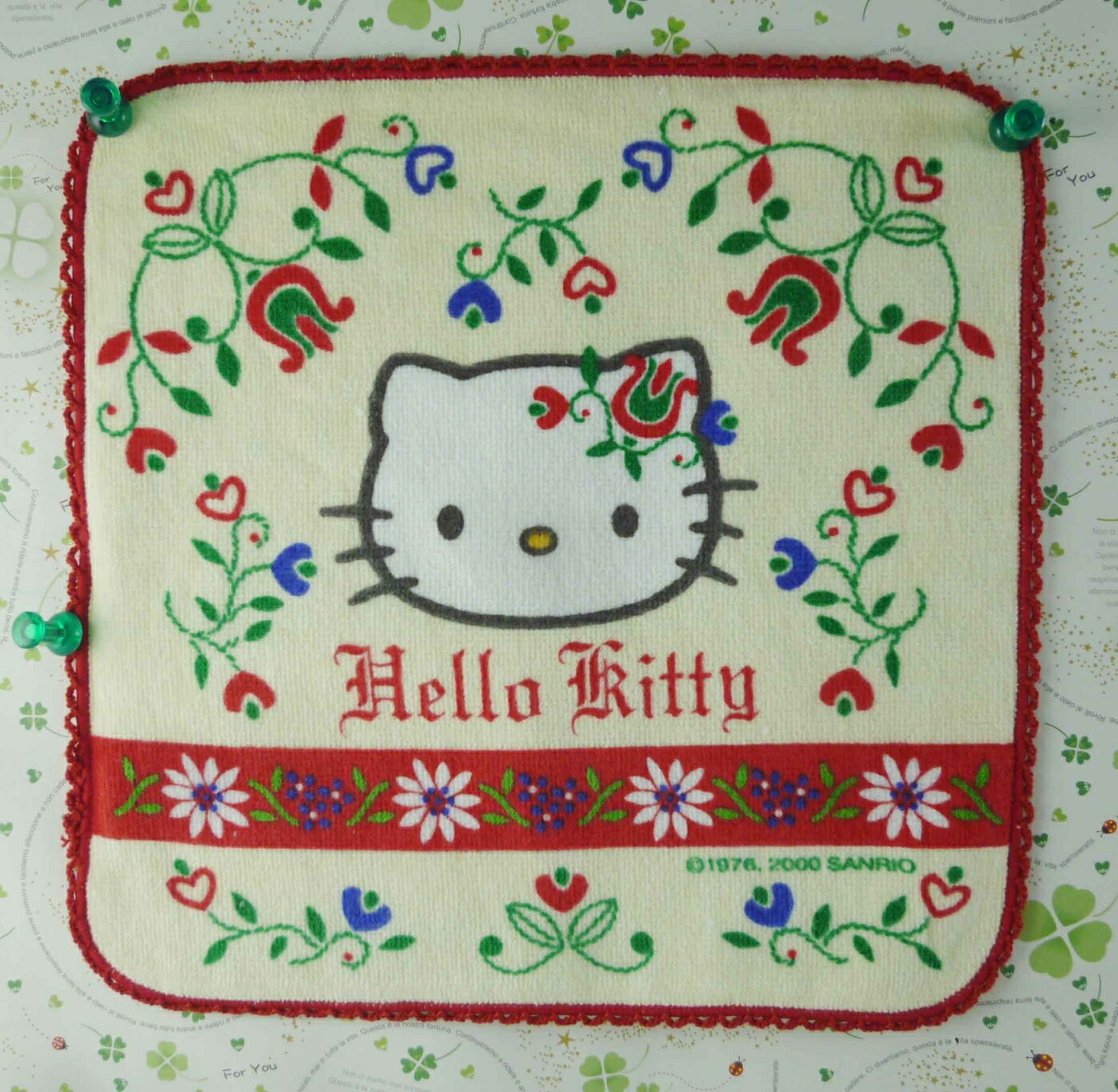 【震撼精品百貨】Hello Kitty 凱蒂貓 方巾-限量款-瑞士 震撼日式精品百貨