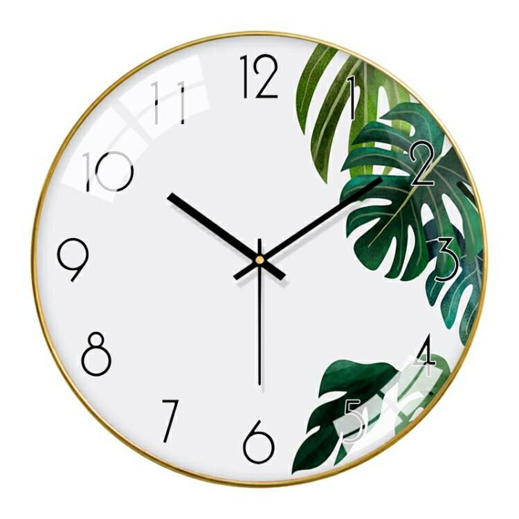 梵現代掛鐘客廳北歐錶掛牆家用時尚簡約鐘錶臥室靜音時鐘創意掛錶