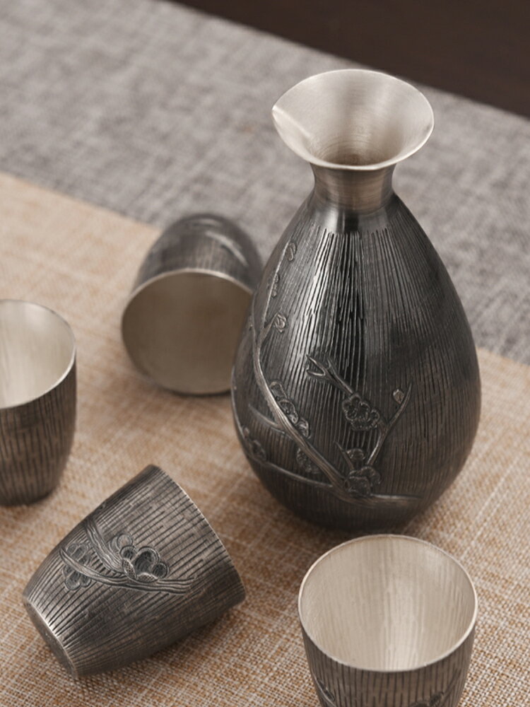 【海】純銀　銀杯　酒杯　銀器　酒器杯　酒器　重量約159g　箱付 海】純銀 銀杯 酒杯 銀器 酒器杯 酒器 重量約159g 箱付