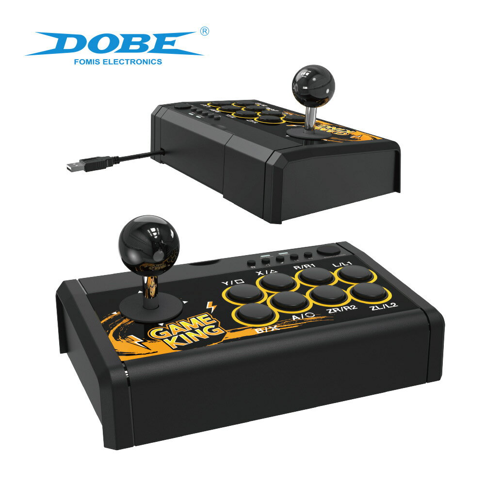 新款PS4/PS3/N-Switch/PC遊戲控製器4合1搖臺TURBO功能