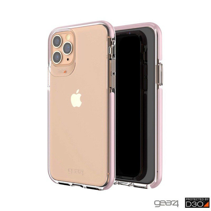 強強滾p-Gear4 iPhone 11 Pro Max (6.5吋) Piccadilly 透明 防摔 保護殼 粉色框