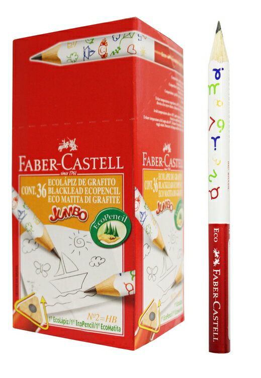 Faber Castell 輝柏 3/4學齡大三角鉛筆 36入 / 盒 1205JE