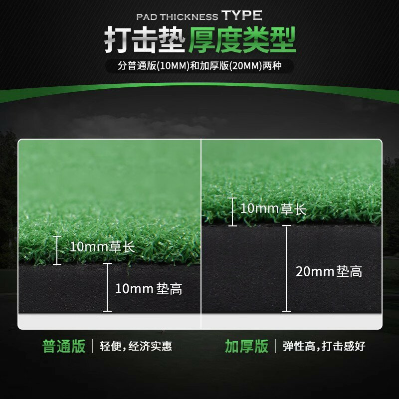 {可打統編 保固一年}PGM 送球！家庭高爾夫球打擊墊 加厚版 便攜練習墊 揮桿練習器 3