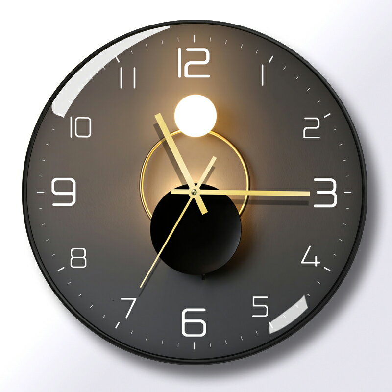 掛鐘客廳掛表鐘表簡約時尚創意時鐘墻上家用裝飾掛墻電子石英鐘