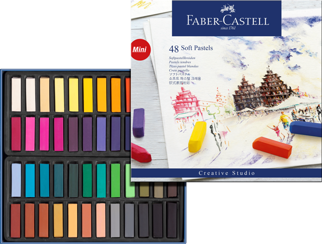 Faber-Castell輝柏 創意工坊軟性粉彩條-48色