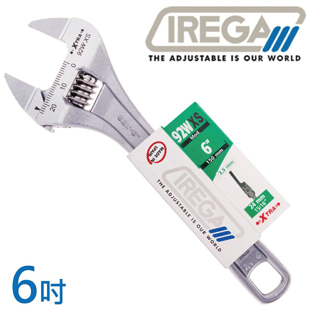 【IREGA】92wxs超超薄型活動板手-6吋 92WXS-150