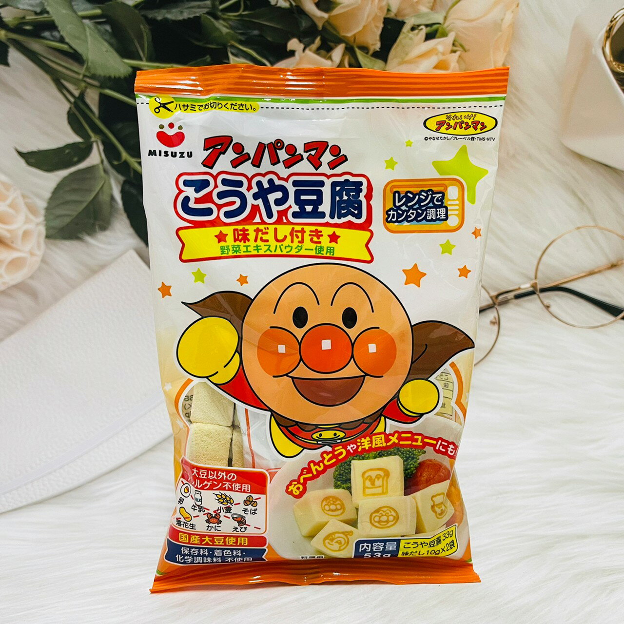 日本 MISUZU 麵包超人 高野 乾燥豆腐 53g｜全店$199免運