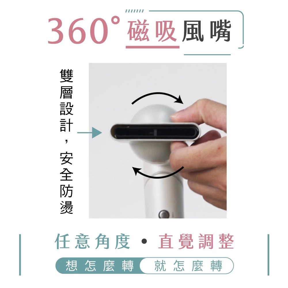 【KINYO】小旋風｜全球電壓無刷吹風機 (KH) 高速大風量 國際電壓 折疊 負離子 |低噪音 4