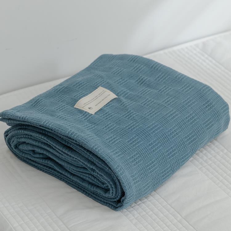 夏季薄款毛巾被純棉紗布棉紗夏涼被子午睡小毯子空調被蓋毯沙發用