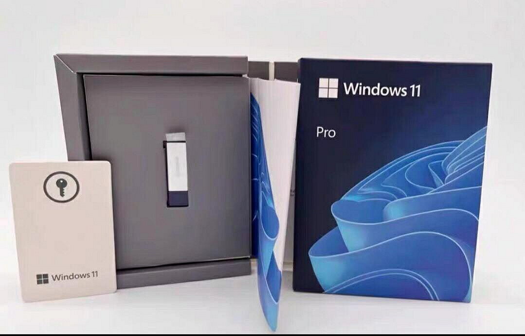 「正版 Windows 11 Pro 專業版 U盤彩盒 永久啟用 Win11 專業版 一機一碼 繁體【微軟批發零售】