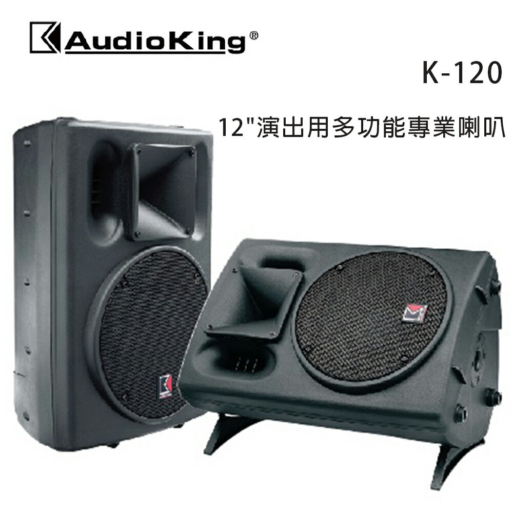 【澄名影音展場】AudioKing 台灣撼聲 K-120 演出用多功能專業喇叭/懸吊式喇叭/對