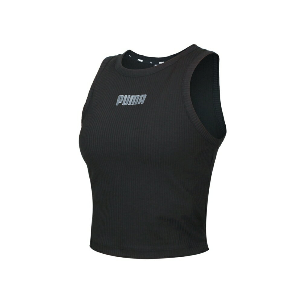 PUMA 女基本系列Modern Basics羅紋休閒背心(歐規 無袖上衣 運動背心「58593101」≡排汗專家≡