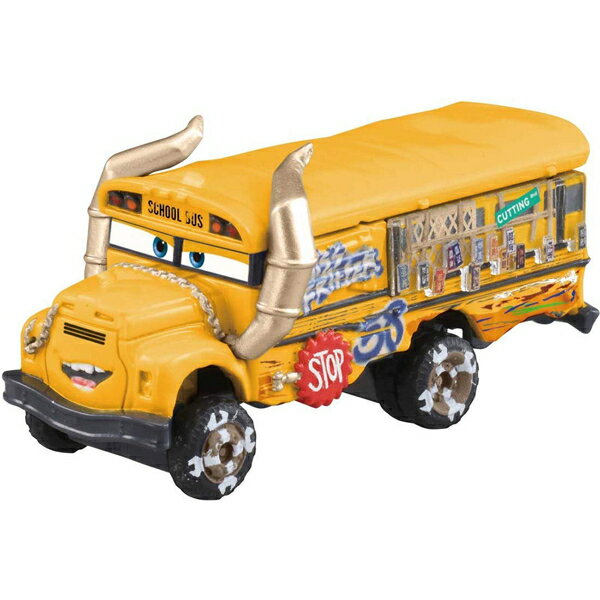 【FUN心玩】C-45 DS89070 麗嬰 TOMICA 多美小汽車 瘋狂邁絲 汽車總動員 CARS 黃色校車