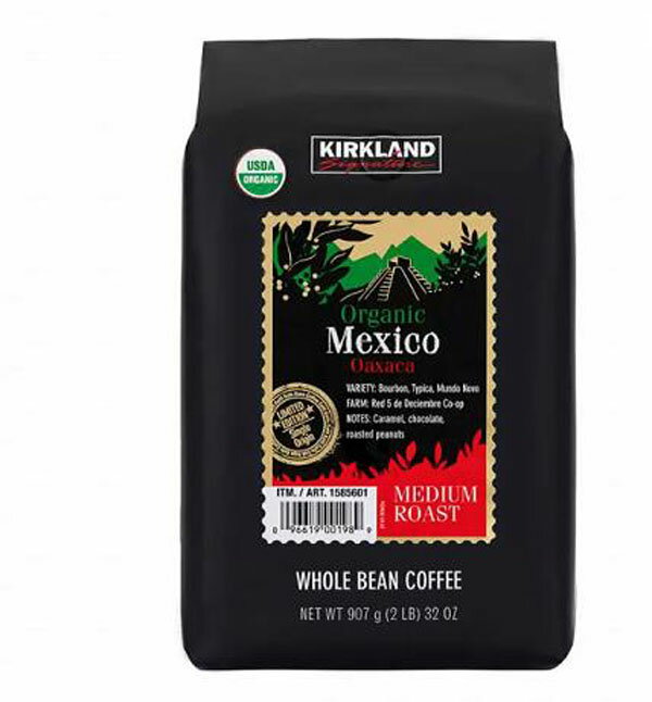 [COSCO代購4] D1585601 Kirkland Signature 科克蘭 有機墨西哥中焙咖啡豆 907公克