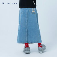 a la sha 打褶水滴牛仔裙 a la sha 打褶水滴牛仔裙