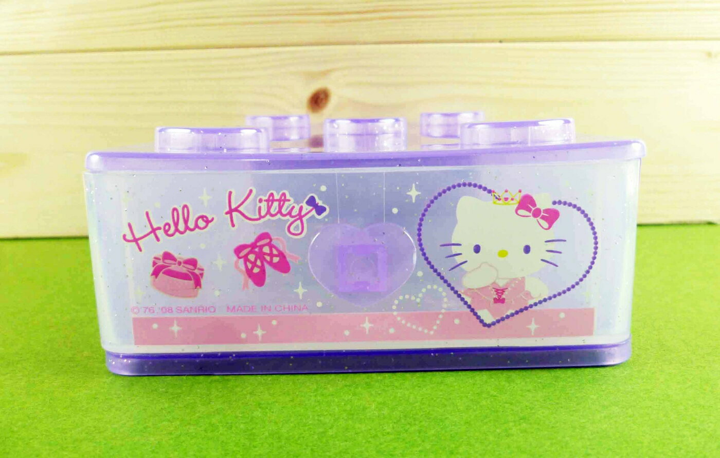 【震撼精品百貨】Hello Kitty 凱蒂貓 收納盒- 紫珠寶 震撼日式精品百貨