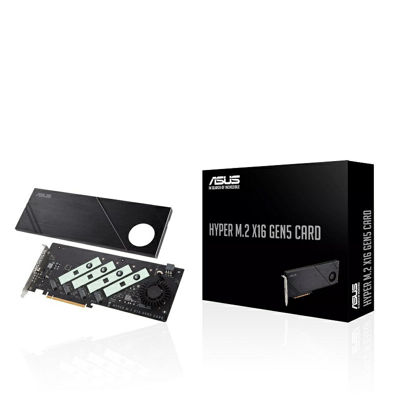 【最高現折268】ASUS 華碩 HYPER M.2 X16 GEN 5 CARD 支援4組M.2/PCIe模式/擴充卡