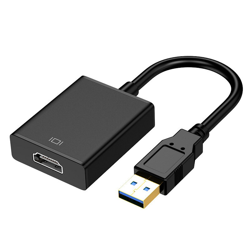 USB轉HDMI轉接線usb3.0有線投屏器轉hdmi外接顯示卡FL2000晶片【宜家良品百貨】