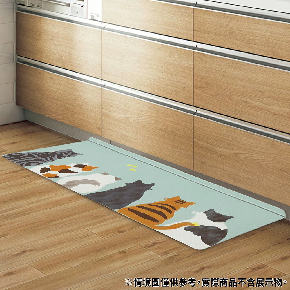PVC廚房地墊 貓 CAT 50×120 JQ33 NITORI宜得利家居