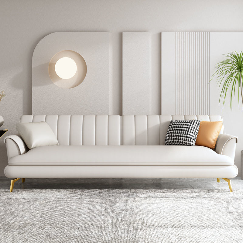 【限時優惠】北歐科技布沙發小戶型客廳現代輕奢網紅ins風意式極簡雙三人沙發