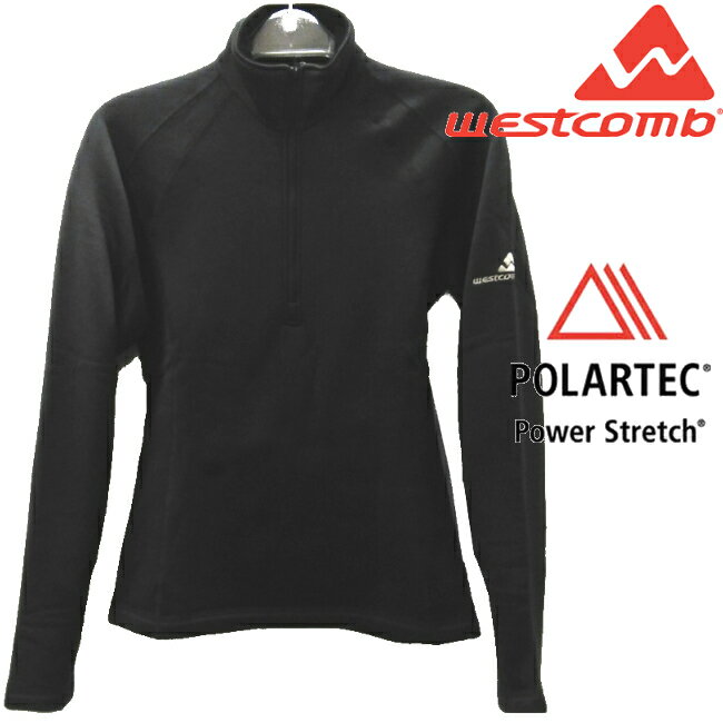 Westcomb 保暖刷毛衣/中層半門襟/ Power Stretch 長袖/登山/健行/旅遊 Sphere Top 女款 灰色CIN