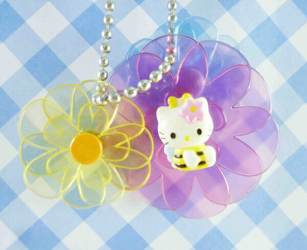 【震撼精品百貨】Hello Kitty 凱蒂貓~KITTY鑰匙圈-彩色蜜蜂*65947