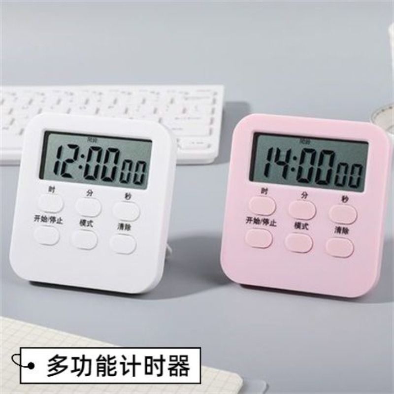 可靜音計時器學生專用公務員考試自律定時器電子鬧鐘多功能直發【Snowbelle優選】