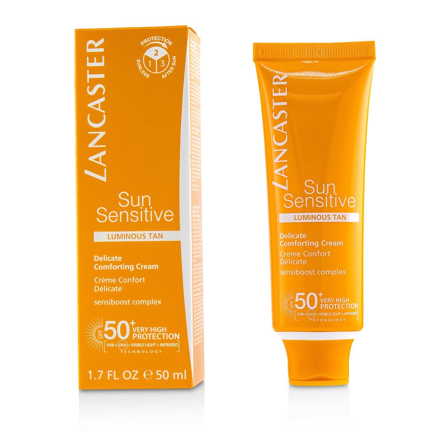 蘭嘉絲汀 Lancaster - 陽光敏感精緻舒緩面霜 SPF50+ - 發光古銅色Sun Sensitive Delicate Comforting Cream SPF50+ - Luminous Tan