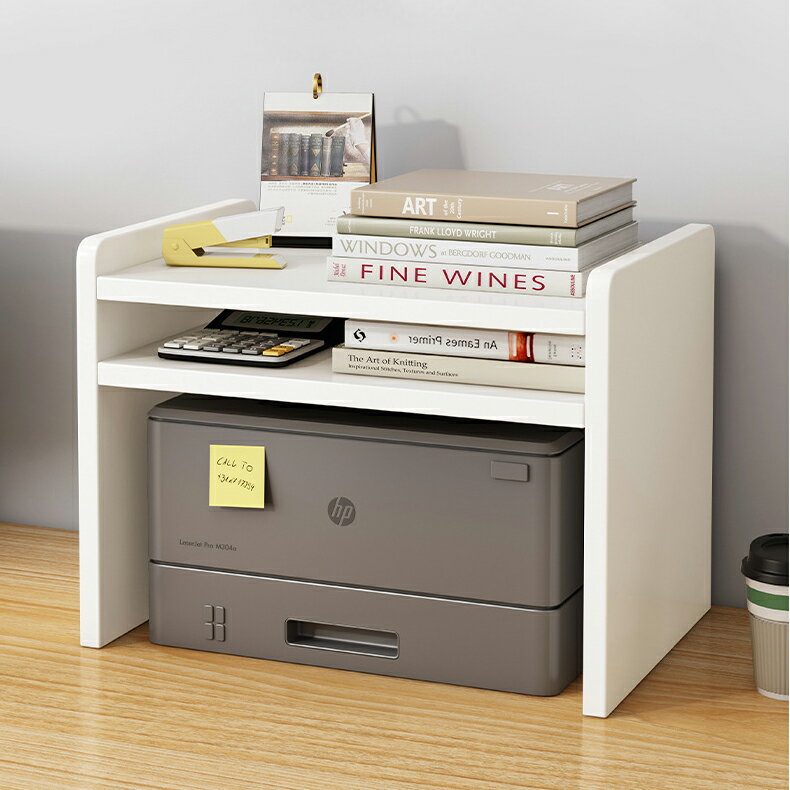 打印機置物架多層收納架辦公室桌上小層架書桌支架打印機架子桌面