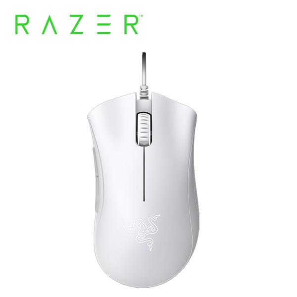 雷蛇Razer DeathAdder Essential White 煉獄蝰蛇標準版(白色) 電競滑鼠 RZ01-03850200-R3M1