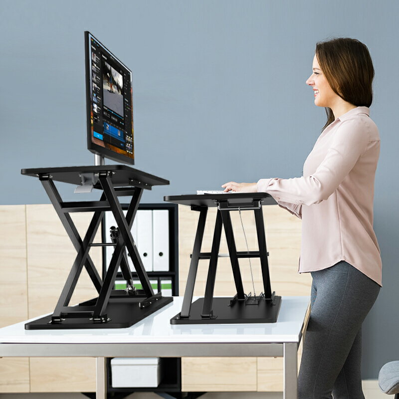 OFH鍵盤支架托架筆記本升降支架桌面站立式辦公可調節增高型外接藍牙機械鍵盤懸空手托 筆電支架 3