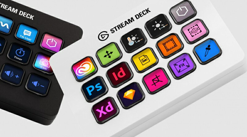 領券最高折300】Elgato STREAM DECK MK.2 黑/白/視頻直播操作控制台