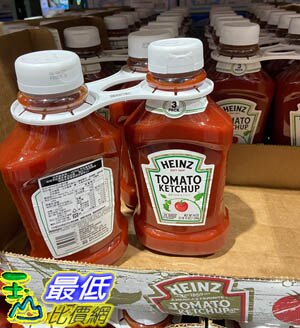 [COSCO代購] C101174 HEINZ KETCHUP 番茄醬 1.25公斤X 3瓶入