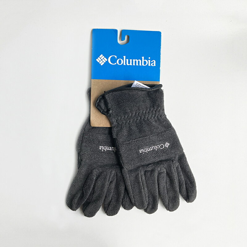 美國百分百【全新真品】Columbia 手套 配件 防風 騎車 護手 哥倫比亞 防寒 男款 刷毛 鐵灰 AV43