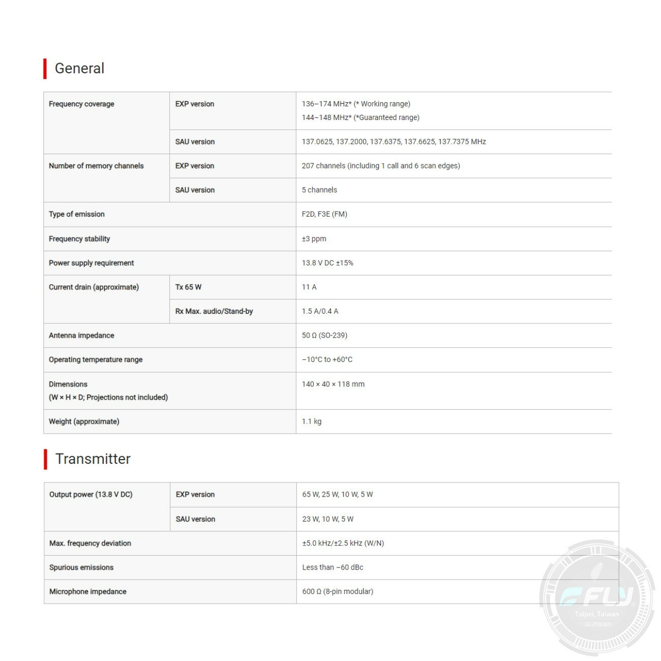 【飛翔商城】ICOM IC-V3500 無線電 單頻車機 VHF◉公司貨◉日本原裝進口◉65公里超長通話距離◉跟車聯繫 6
