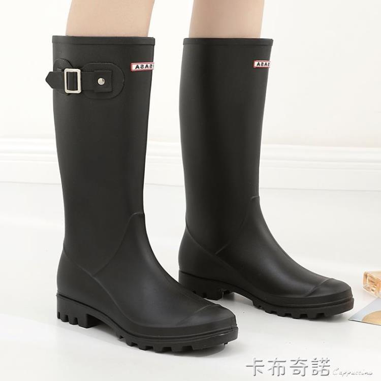 韓國雨鞋女士高筒防水鞋女成人長筒雨靴馬丁膠鞋水靴防滑 樂樂百貨