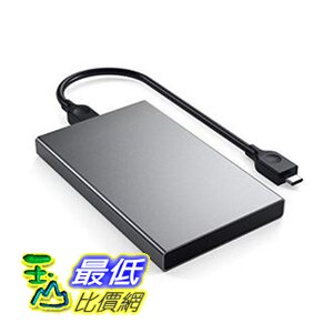 Satechi鋁合金USB Type-C外置硬碟盒機箱 - 高達10 Gbps - 2.5英寸硬盤和SSD [美國代購]