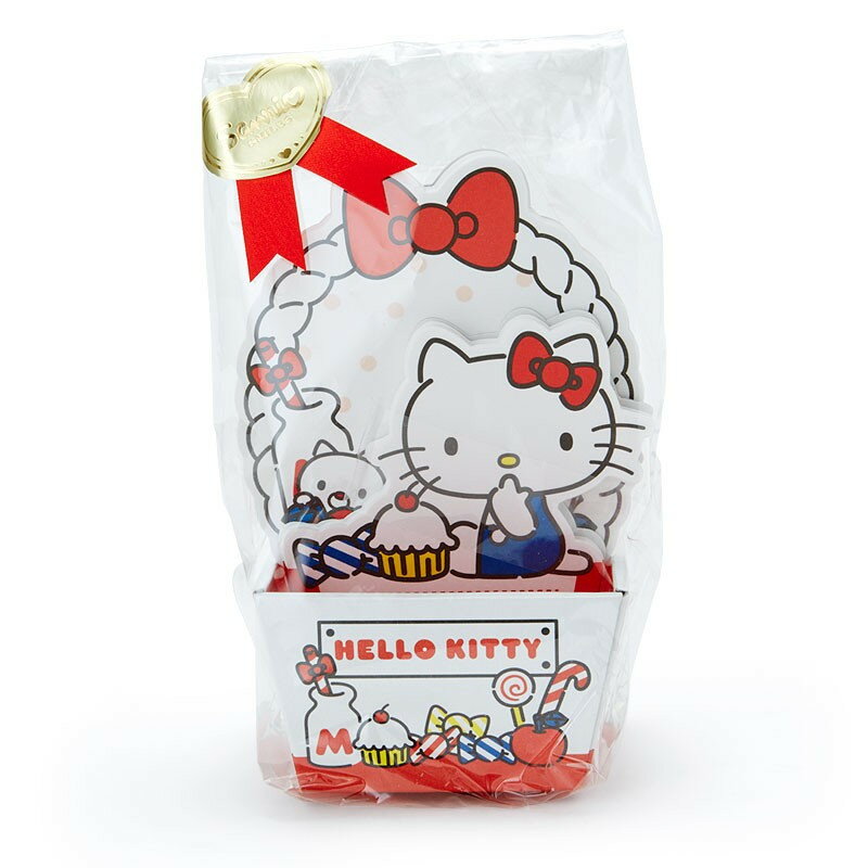 大賀屋 Hello Kitty 造型 便條紙 附 紙盒 便條本 文具 凱蒂貓 KT 日貨 正版授權 J000400012