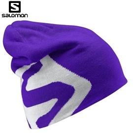 [ Salomon ] Flat Spin II Beanie 帽 藍 / 雙面帽 / 編織帽 / 353011