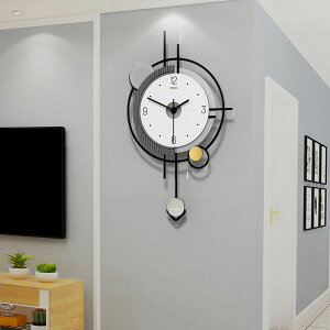 鐘表客廳掛墻新款ins風簡約家用時尚創意裝飾網紅掛鐘
