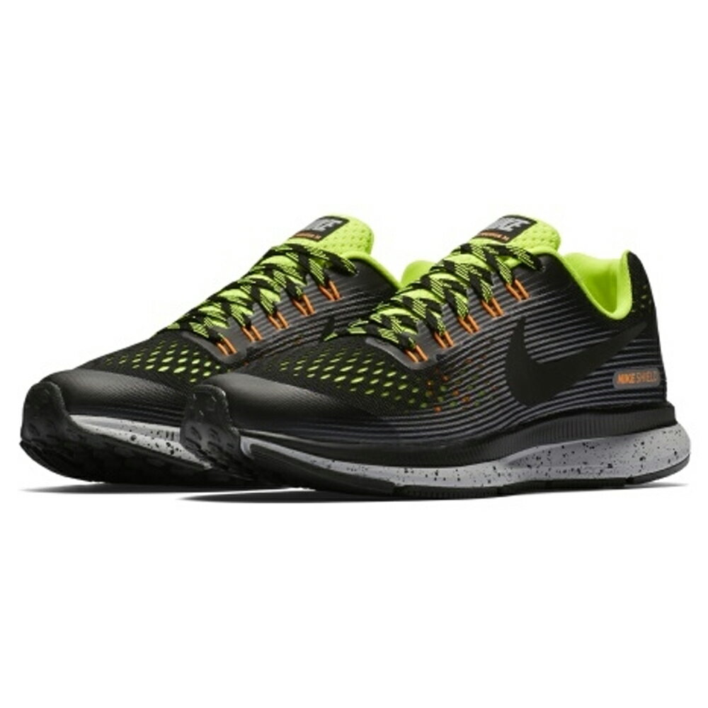 NIKE ZOOM PEGASUS 34 SHIELD 小飛馬 大童 女鞋 慢跑 氣墊 黑灰 【運動世界】 922850-001