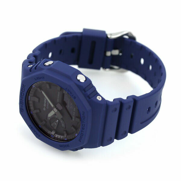 G-SHOCK GA-2100 8角形クオーツGA-2100-2ADR ブラック黒ブルーCASIO