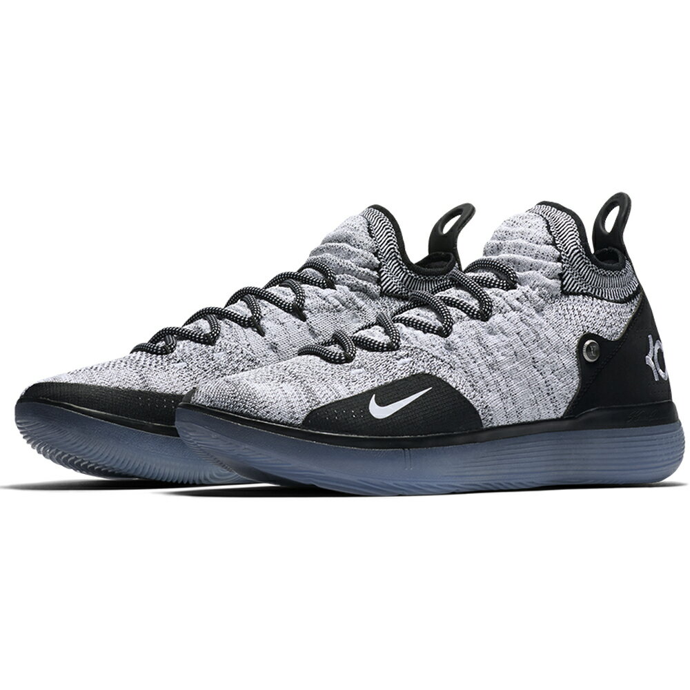 NIKE ZOOM KD 11 EP 男鞋 籃球 襪套 編織 氣墊 緩震 灰 【運動世界】 AO2605-006