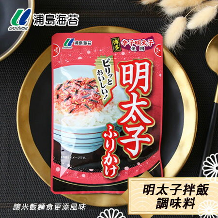 日本 浦島海苔 明太子拌飯調味料 25g 料理 明太子 調味 調味粉 飯友 拌飯料【N600115】