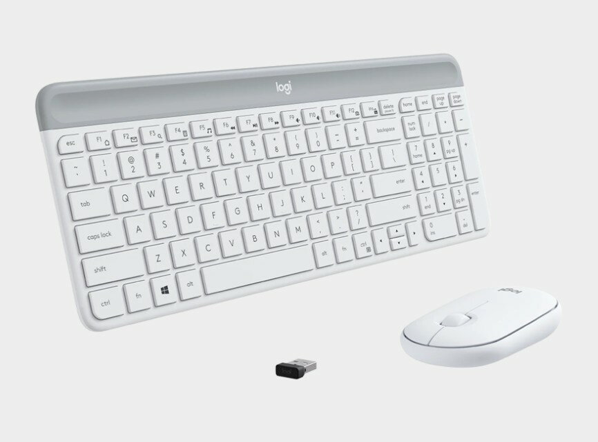 Logitech 羅技 MK470 超薄 無線鍵鼠組 無線 靜音 Nano接收器