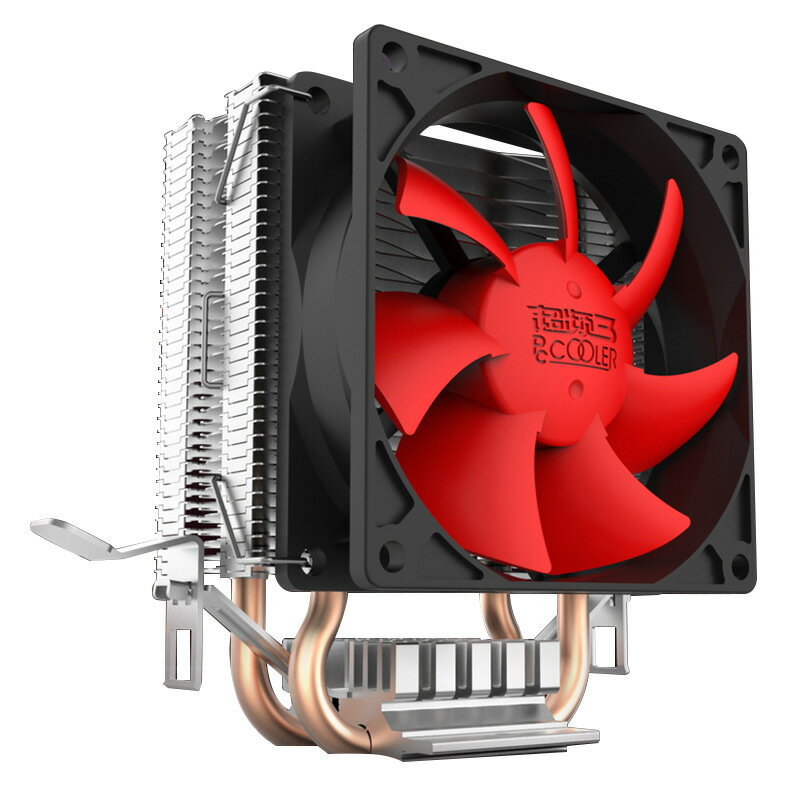 超頻三紅海min臺式電腦CPU散熱器115X 1700AMD全平臺2熱管CPU風扇【北歐家居生活】