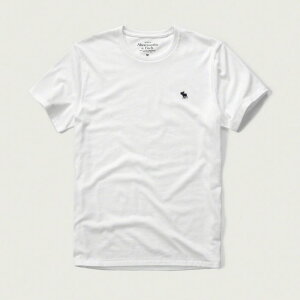 美國百分百【Abercrombie & Fitch】T恤 AF 短袖 上衣 T-shirt 麋鹿 素T 白色S M L XL號 E709
